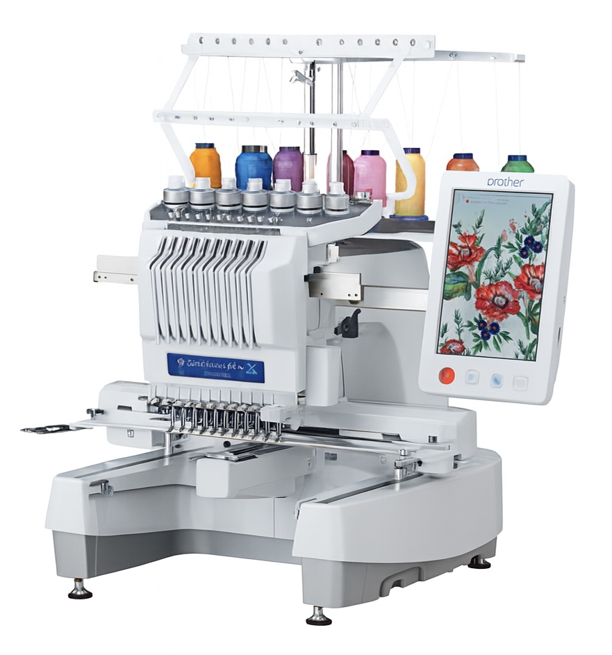刺繍ミシン . 刺繍機