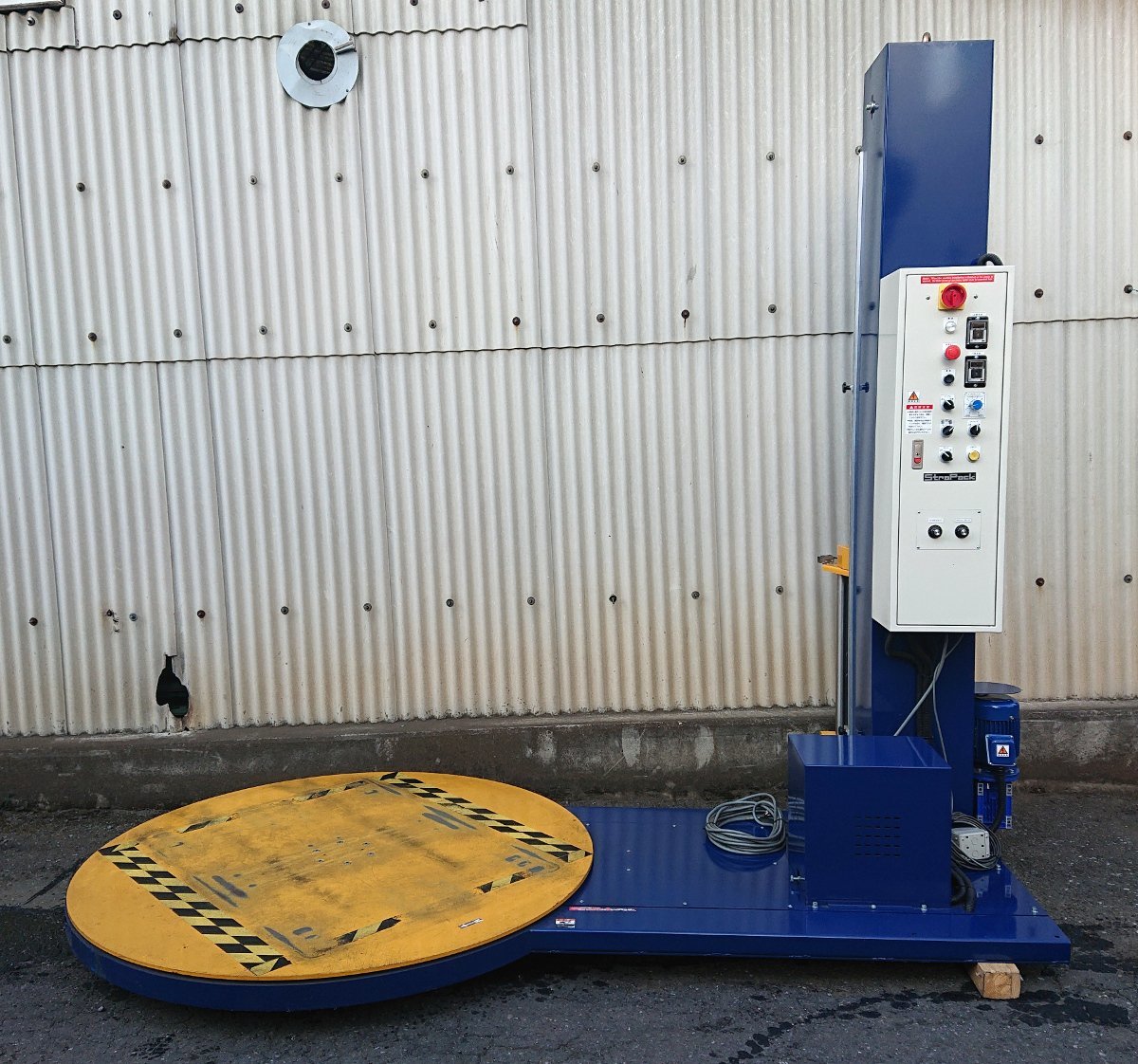 ストラパック★パレットストレッチ包装機★PW-1521★綺麗★未使用フィルム付