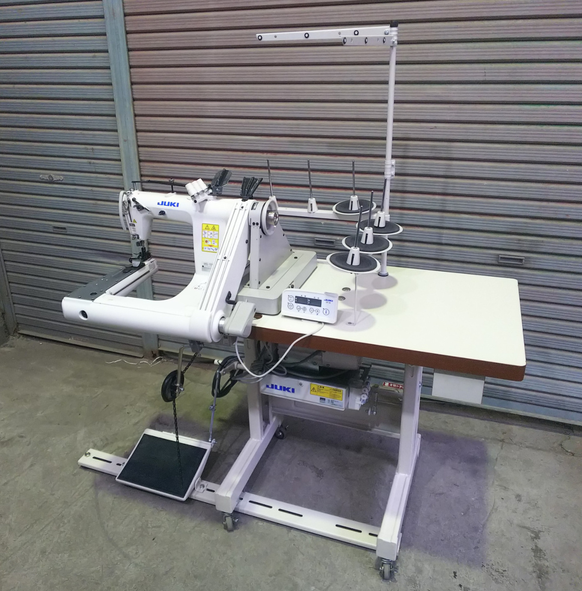 JUKI★工業用ミシン 腕型二重環縫ミシン 3本針 厚物仕様★MS-1261