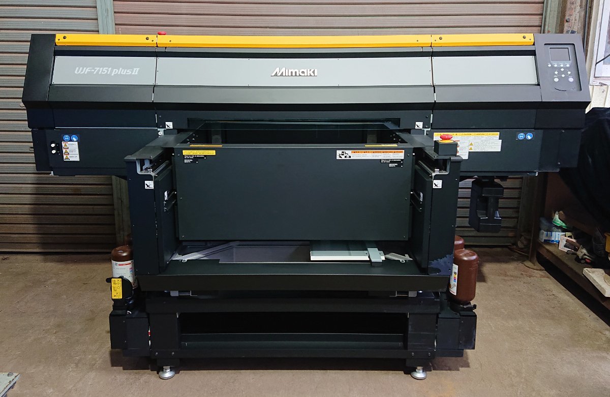 Mimaki ミマキ★ハイパフォーマンスフラットベッドUV-LEDインクジェットプリンタ★UJF-7151plusⅡ★2022年製★取説 ソフト付