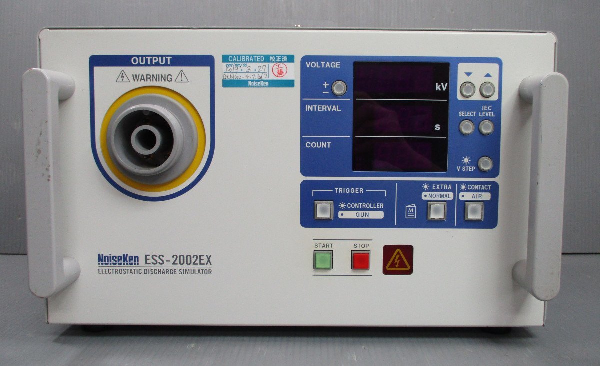 ノイズ研究所 NoiseKen★静電気試験器★ESS-2002EX★放電ガン TC-815R