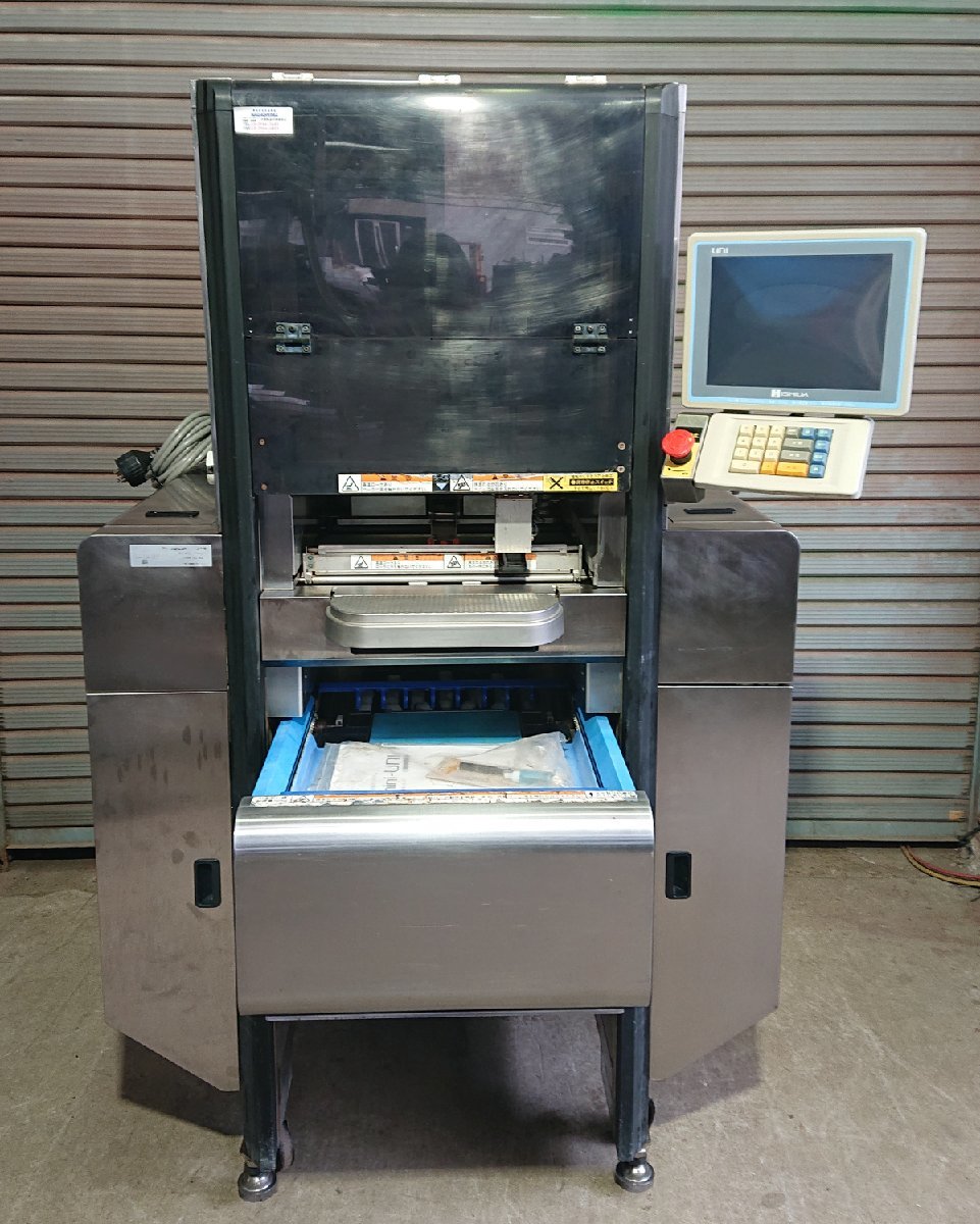 ISHIDA イシダ★自動軽量包装値付機 ラベルプリンタ はかり★WM-UNI★取説付★2010年製★精肉 鮮魚