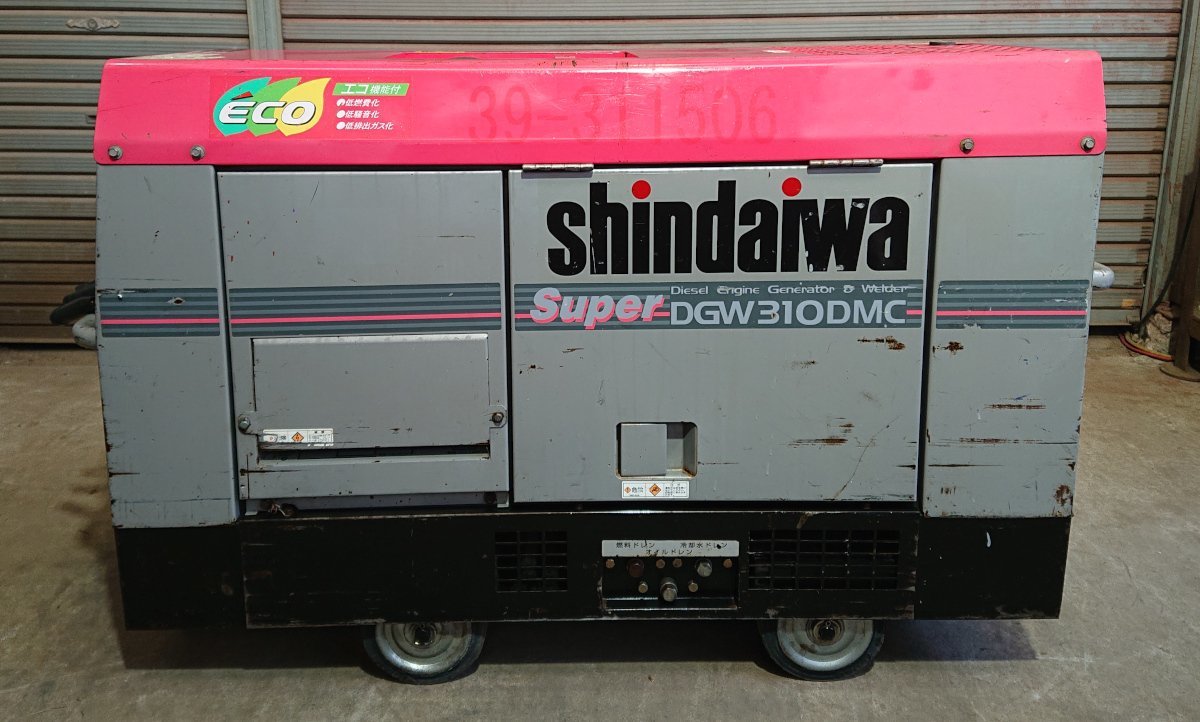 新ダイワ★防音型エンジン発電機兼用溶接機★DGW310DMC