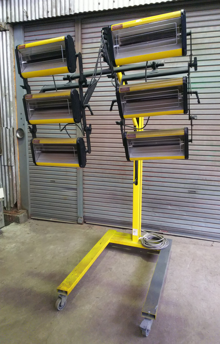 Edwin Trisk★赤外線乾燥機 自動車塗装★キュアマスター ツイン★ETS4