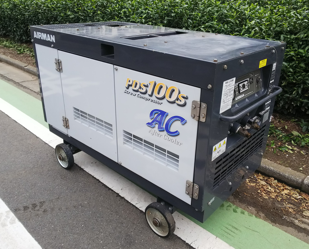 AIRMAN★スクリューコンプレッサ★PDS100SC AC