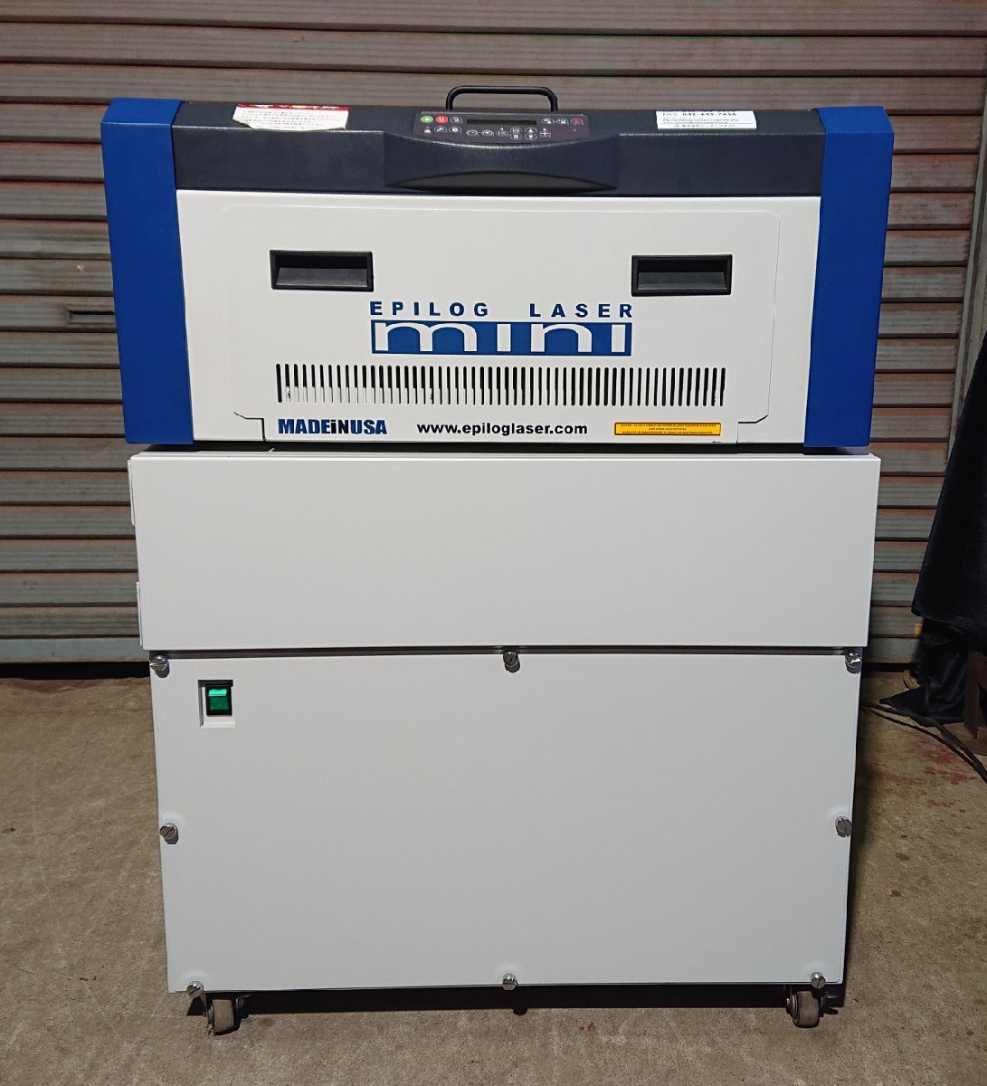 Epilog Laser mini★18×12★8000レーザーシステム★取説 ソフト付★ ★レーザー彫刻機 レーザーカッター★小型集塵脱臭機 LCC400R