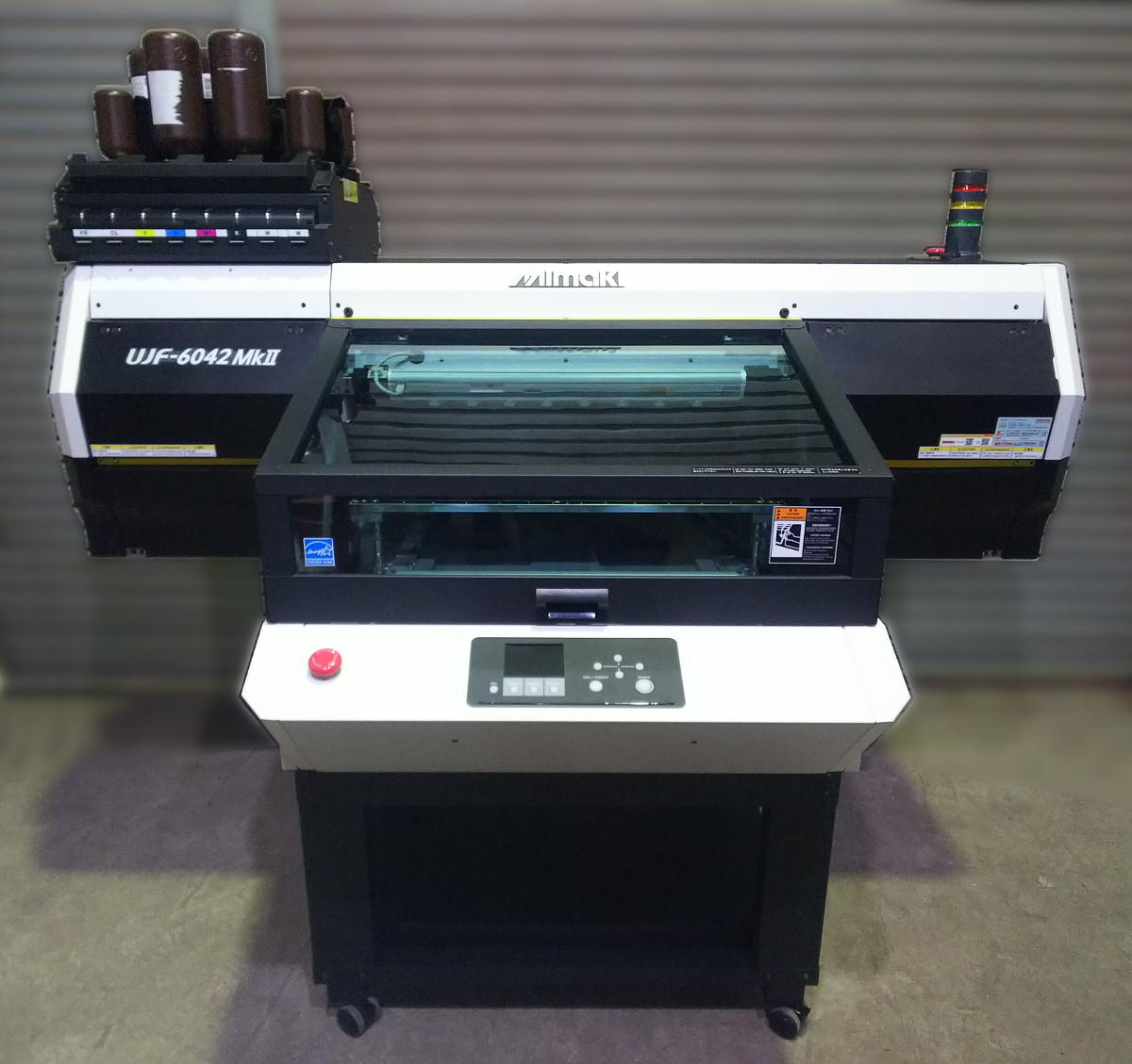 ミマキ★UV-LED硬化フラットベッドインクジェットプリンタ★ ★UJF-6042MkⅡ★RIPソフト 洗浄キットなど付属品付