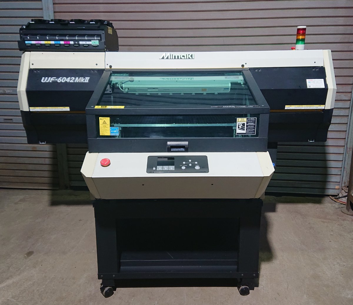 Mimaki ミマキ★UV-LED硬化フラットベッドインクジェットプリンタ★UJF-6042MkⅡ★取説 ソフト付★2017年製