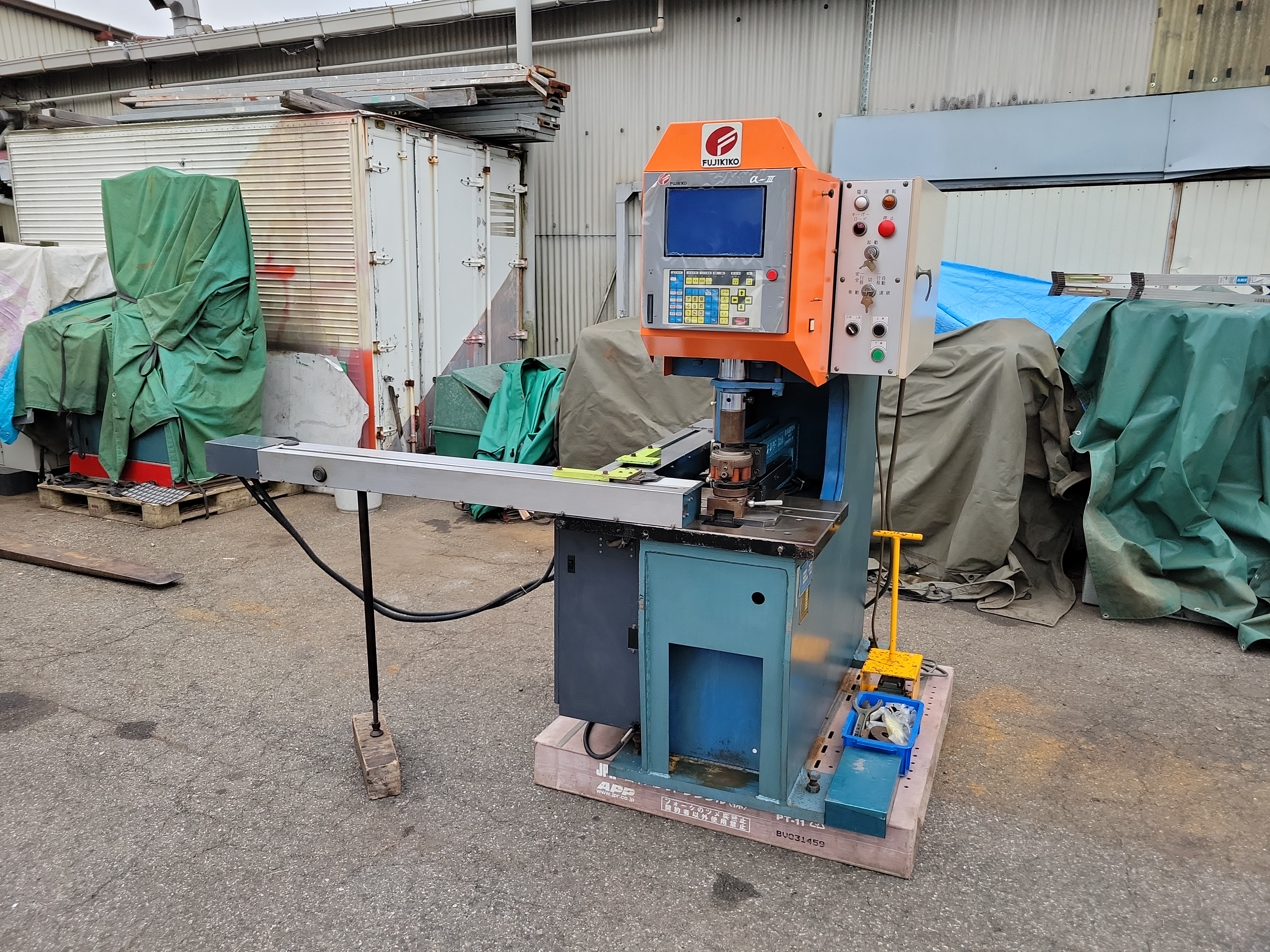 富士機工 パンチプレス α-Ⅲ MLホルダー500付★東洋工機 20tセットプレス HSP-20