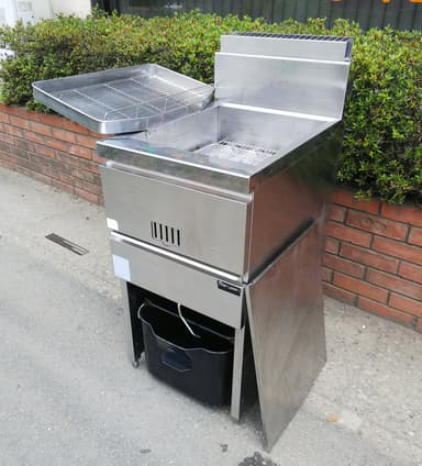 マルゼン★一槽 業務用フライヤー★LPガス用★MGF-18H