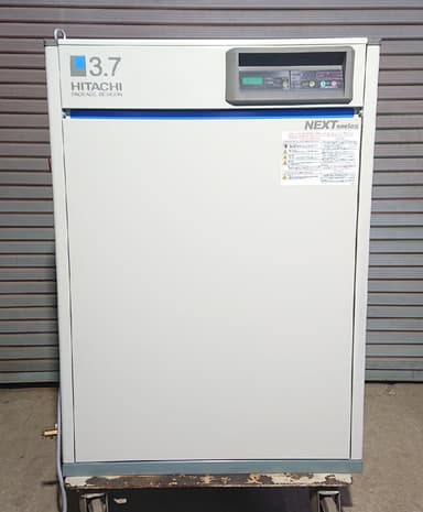 日立★エアードライヤー内蔵型パッケージベビコン★ ★5馬力 3.7kW★PBD-3.7MNP5★50Hz★4430h