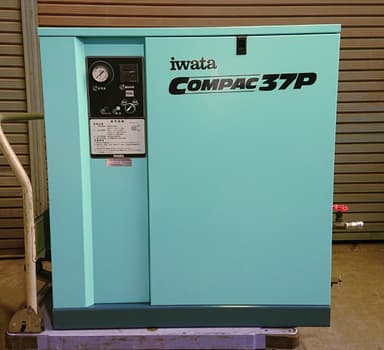 iwata★5馬力 3.7kW★COMPAC37P★パッケージレシプロコンプレッサー★CSD-37P★50Hz★260時間