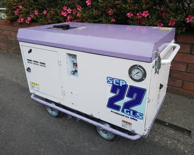 SEIWA 精和★エスコン ガソリンエンジン 防音型コンプレッサ★SCP-22GLS