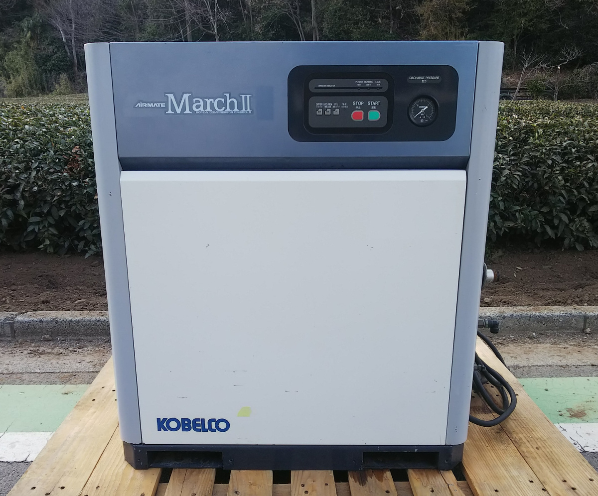 KOBELCO★AIRMATE MarchⅡ★スクリューコンプレッサ★CM6BD-5★50Hz