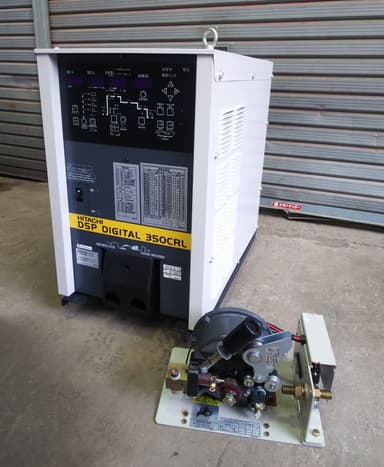 日立★ロボット用 デジタル半自動溶接機★DSP DIGITAL 350CRL★350A-DT-CRL★ワイヤ送給装置付