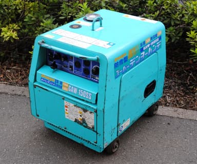 Denyo★防音型 溶接機兼用発電機★スーパーデンヨーハンデ★GAW-150SS