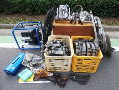 中野製作所★キールカッター★ ★エンジン式フレキシャフト駆動型★N600 一式