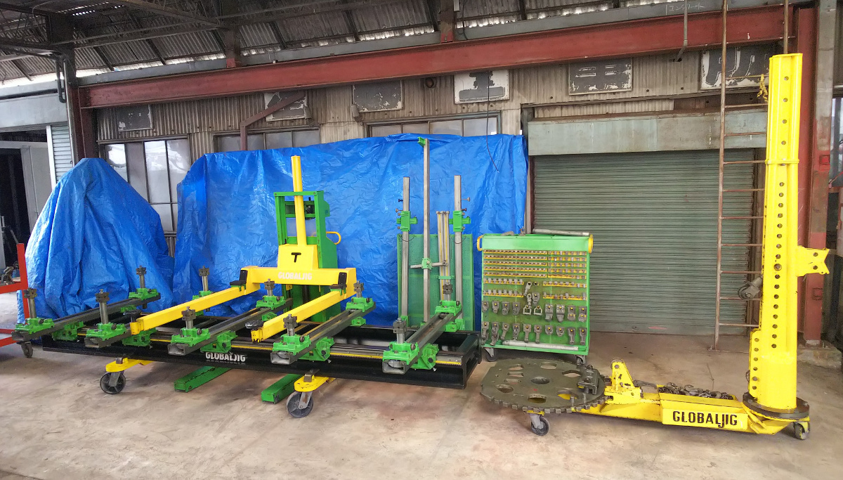 自動車板金★GLOBALJIG グローバルジグ★フレーム修正機 一式