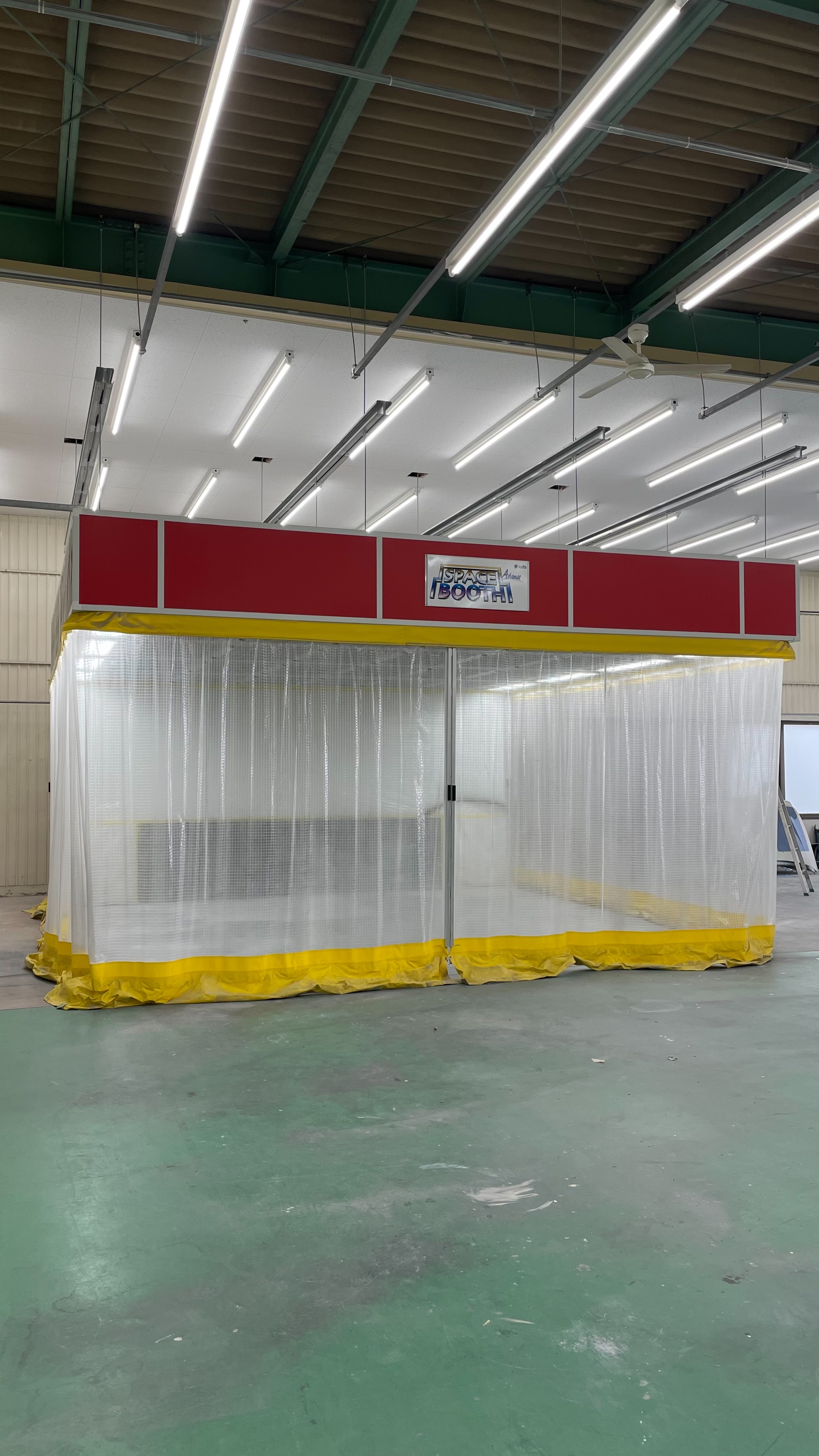 ☆栗田工業★カーテンタイプ塗装ブース スペース・ブース★SPB-42改