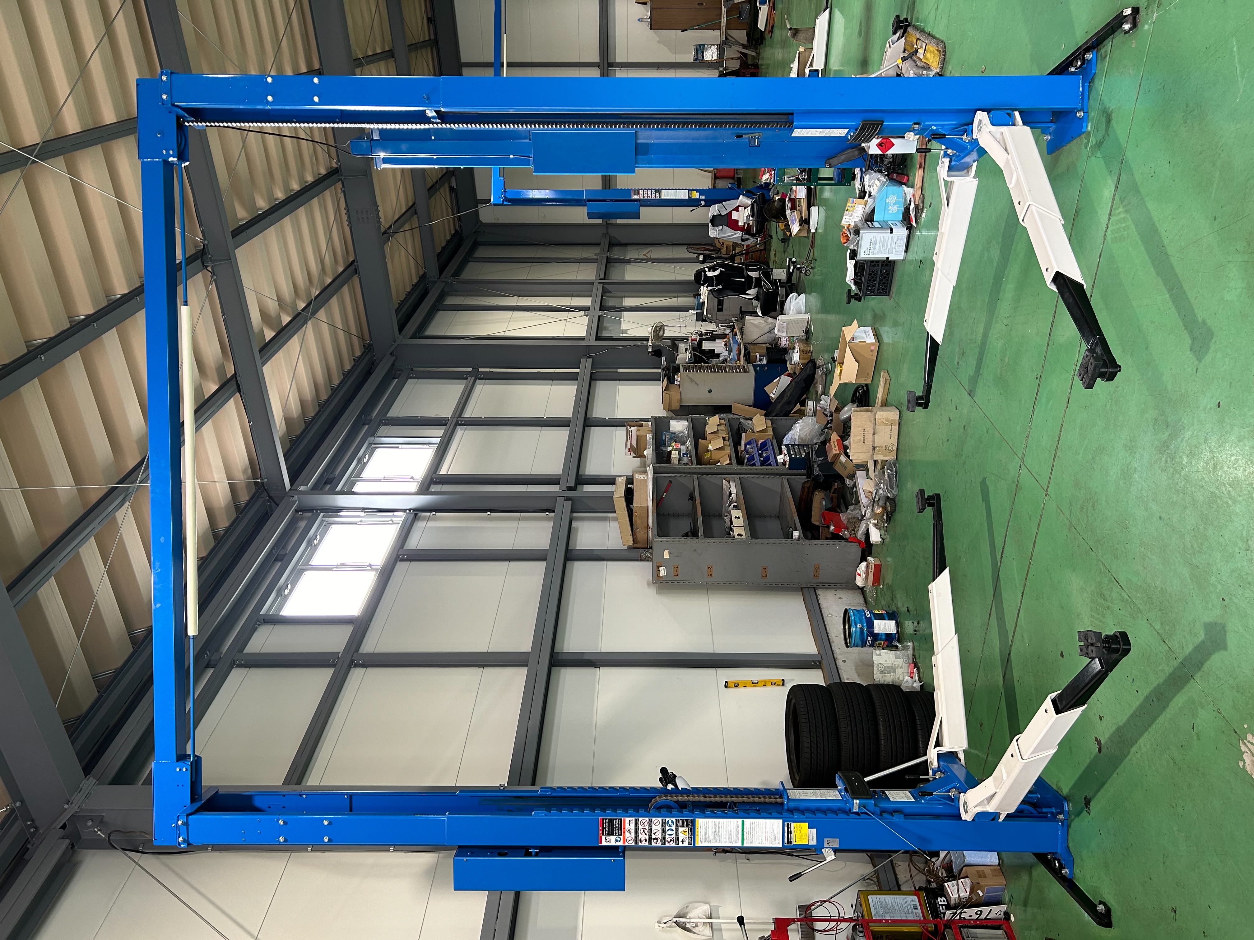 ビシャモン スギヤス★門型リフト 2柱リフト★NSA37H★3700kg_3.7t★2021年製★取説付★美品★