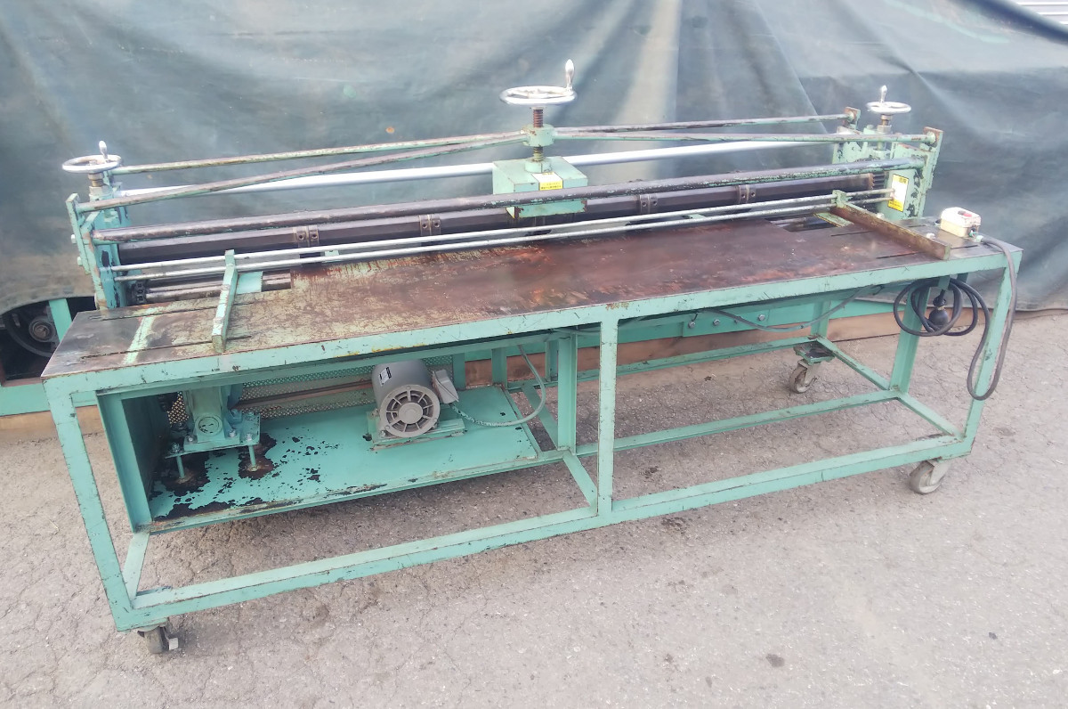 深川 フカガワ★ロール成形機 ビードローラー★FD-4★ 鈑金機械 建築板金