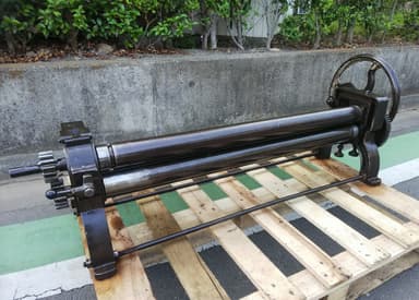 鈑金機械★3本ロール★ローラー幅104cm 直径75mm